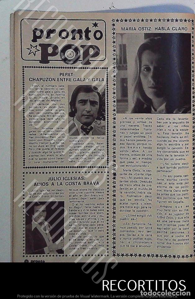 Coleccionismo de Revistas y Peri&oacute;dicos: JULIO IGLESIAS PERET MARIA OSTIZ