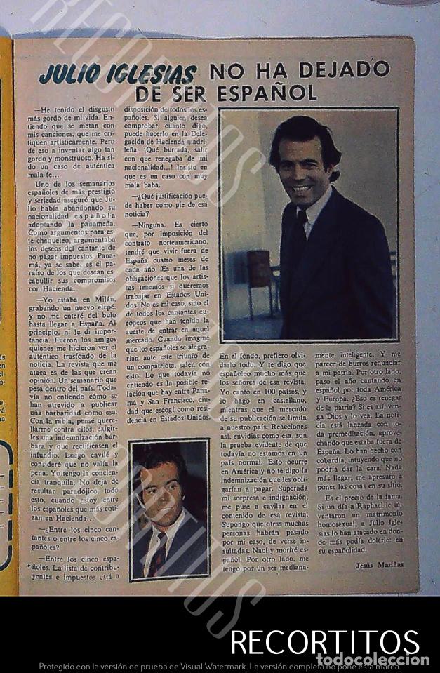 Coleccionismo de Revistas y Peri&oacute;dicos: JULIO IGLESIAS ES ESPA&Ntilde;OL