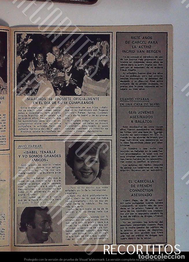 Coleccionismo de Revistas y Peri&oacute;dicos: ISABEL TENAILLE JULIO IGLESIAS NIARCHOS