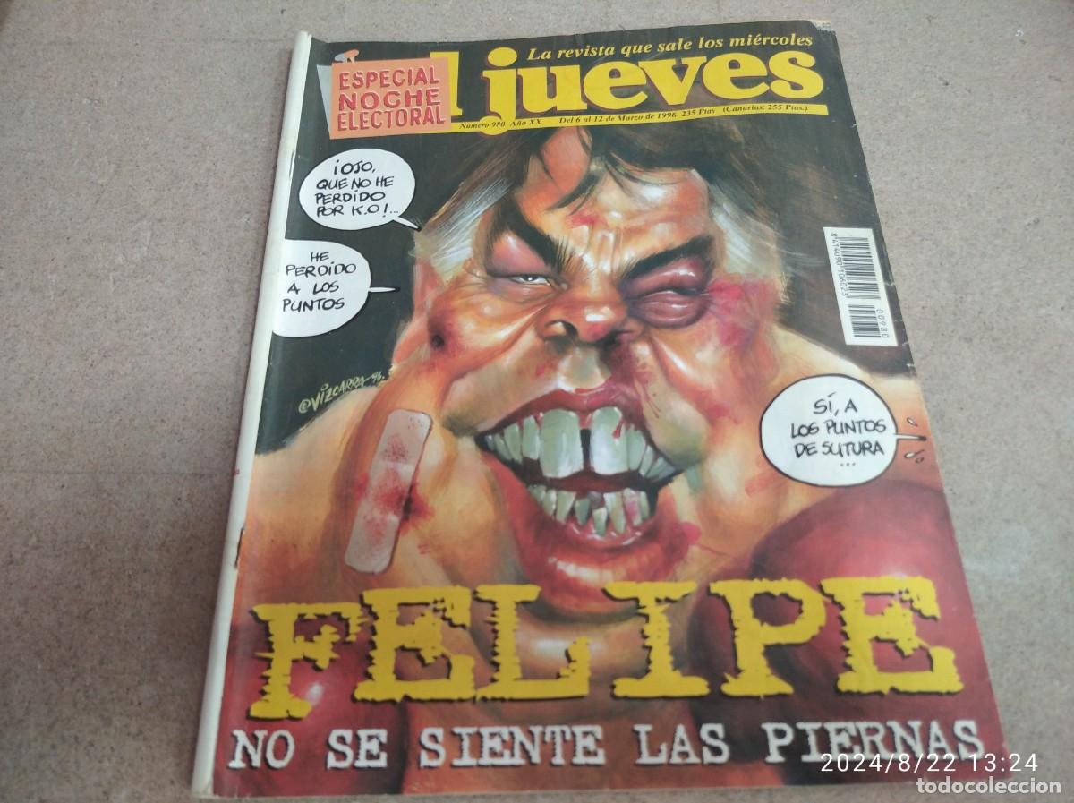Collezionismo di Riviste e Giornali: REVISTA JUEVES N&ordm; 980. 1996