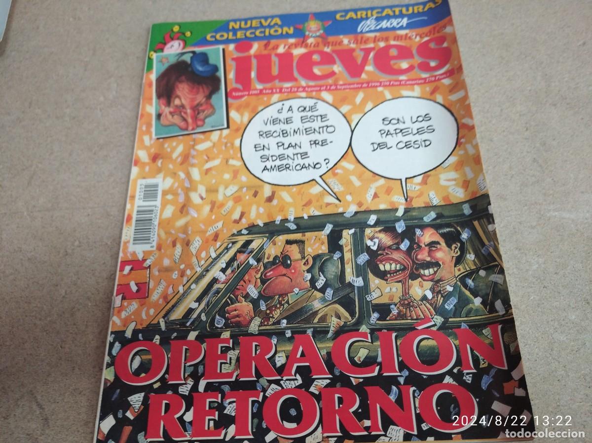 Collezionismo di Riviste e Giornali: REVISTA JUEVES N&ordm; 1005 1996