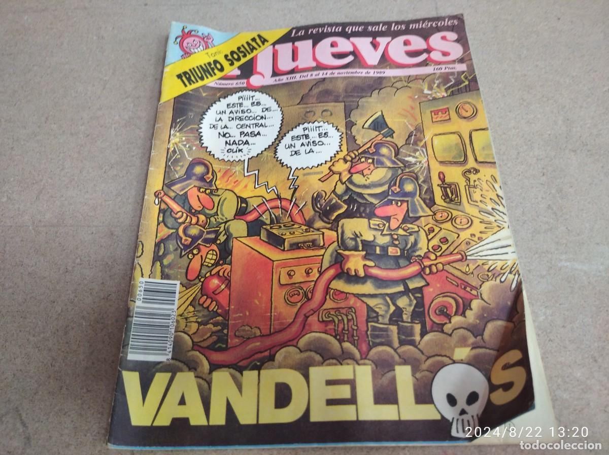 Collezionismo di Riviste e Giornali: REVISTA JUEVES N&ordm; 650. 1989