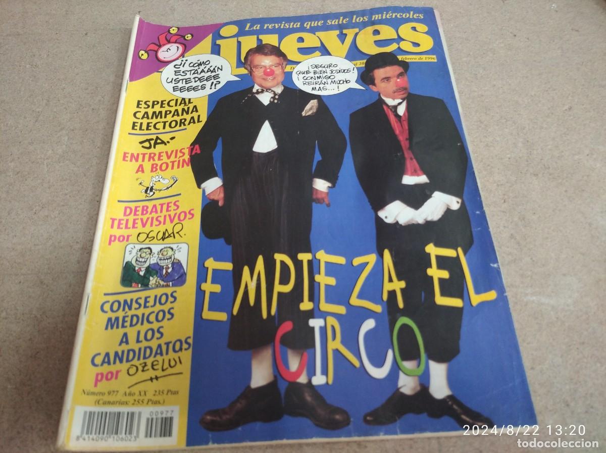 Collezionismo di Riviste e Giornali: REVISTA JUEVES N&ordm; 977. 1996