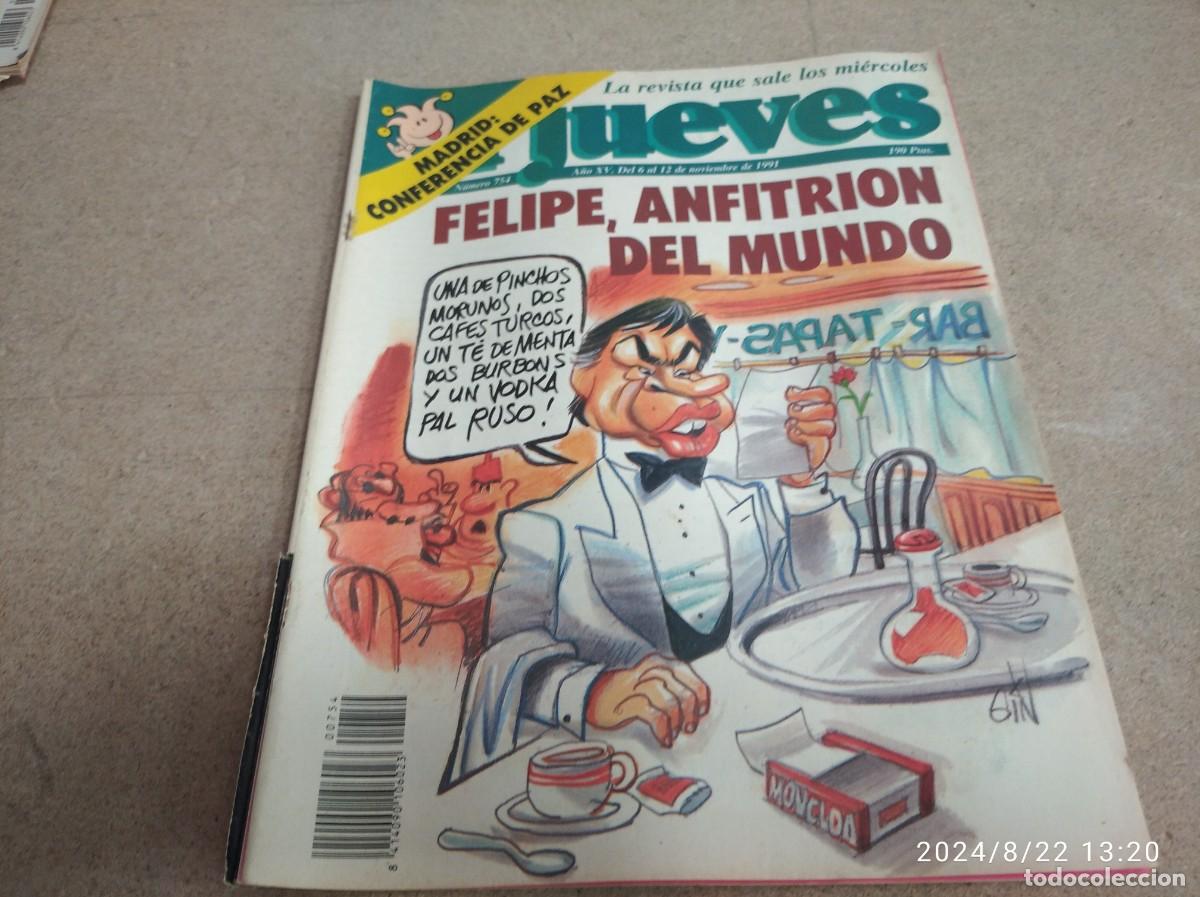 Collezionismo di Riviste e Giornali: REVISTA JUEVES N&ordm; 754. 1991