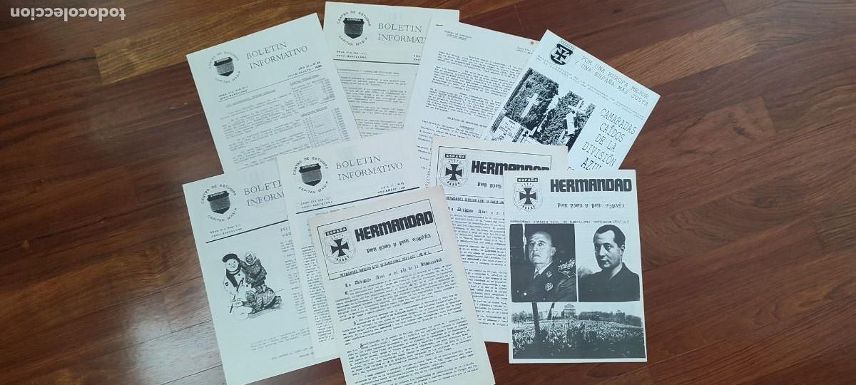Coleccionismo de revistas y peri&oacute;dicos: Lote revistas publicaciones Divisi&oacute;n Azul falange