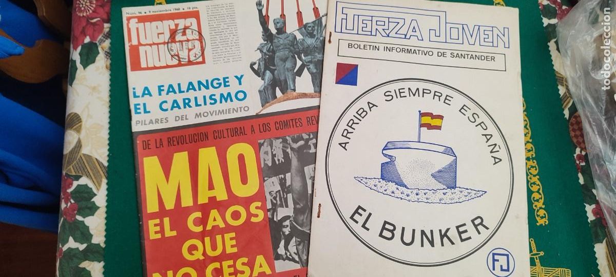 Colecionismo de Revistas e Jornais: Lote revistas publicaciones fuerza nueva Santander