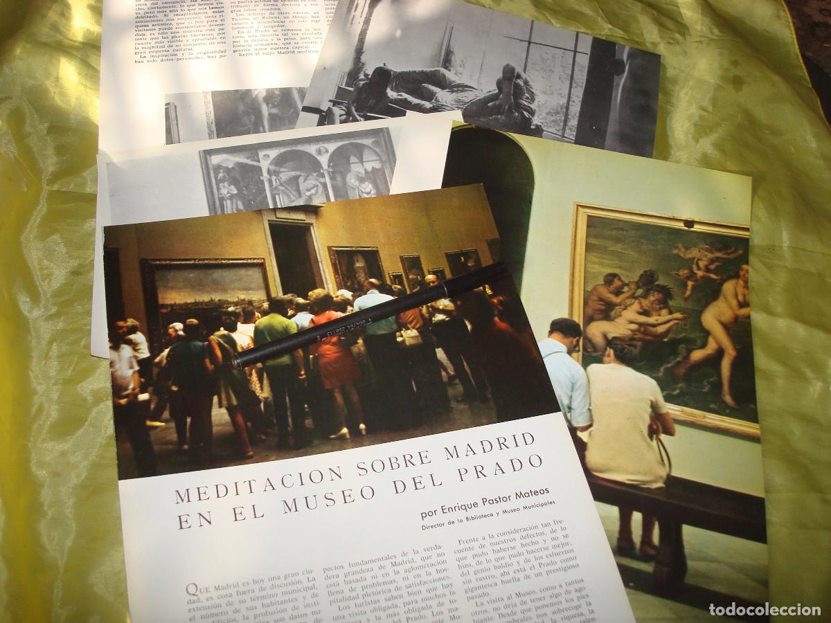 Coleccionismo de Revistas y Peri&oacute;dicos: RECORTE : MEDITACION SOBRE MADRID EN EL MUSEO DEL PRADO. VILLA DE MADRID, 1972