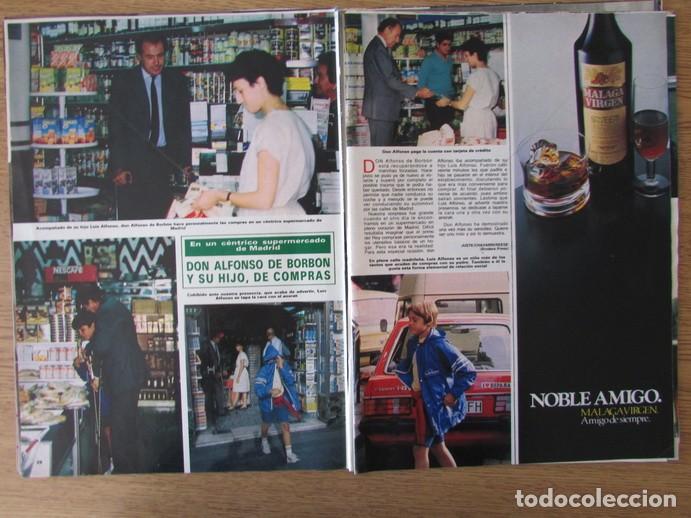 Collezionismo di Riviste e Giornali: RECORTE LA REVISTA DEL MUNDO 2 1984 ALFONSO DE BORB&Oacute;N. LIZ TAYLOR