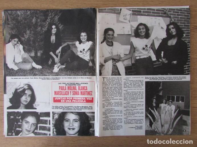 Coleccionismo de Revistas y Peri&oacute;dicos: RECORTE LA REVISTA DEL MUNDO 3 1984 PAULA MOLINA, BLANCA MARSILLACH, SONIA MART&Iacute;NEZ. CAMILO SESTO