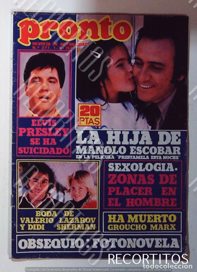 Coleccionismo de Revistas y Peri&oacute;dicos: MANOLO ESCOBAR DIANA ELVIS PRESLEY