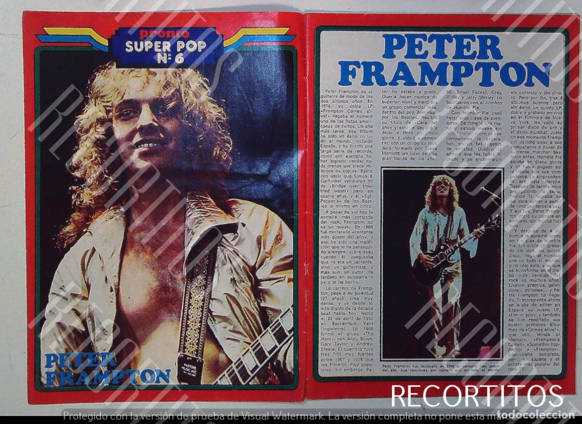 Collectionnisme de Revues et Journaux: peter frampton POSTER
