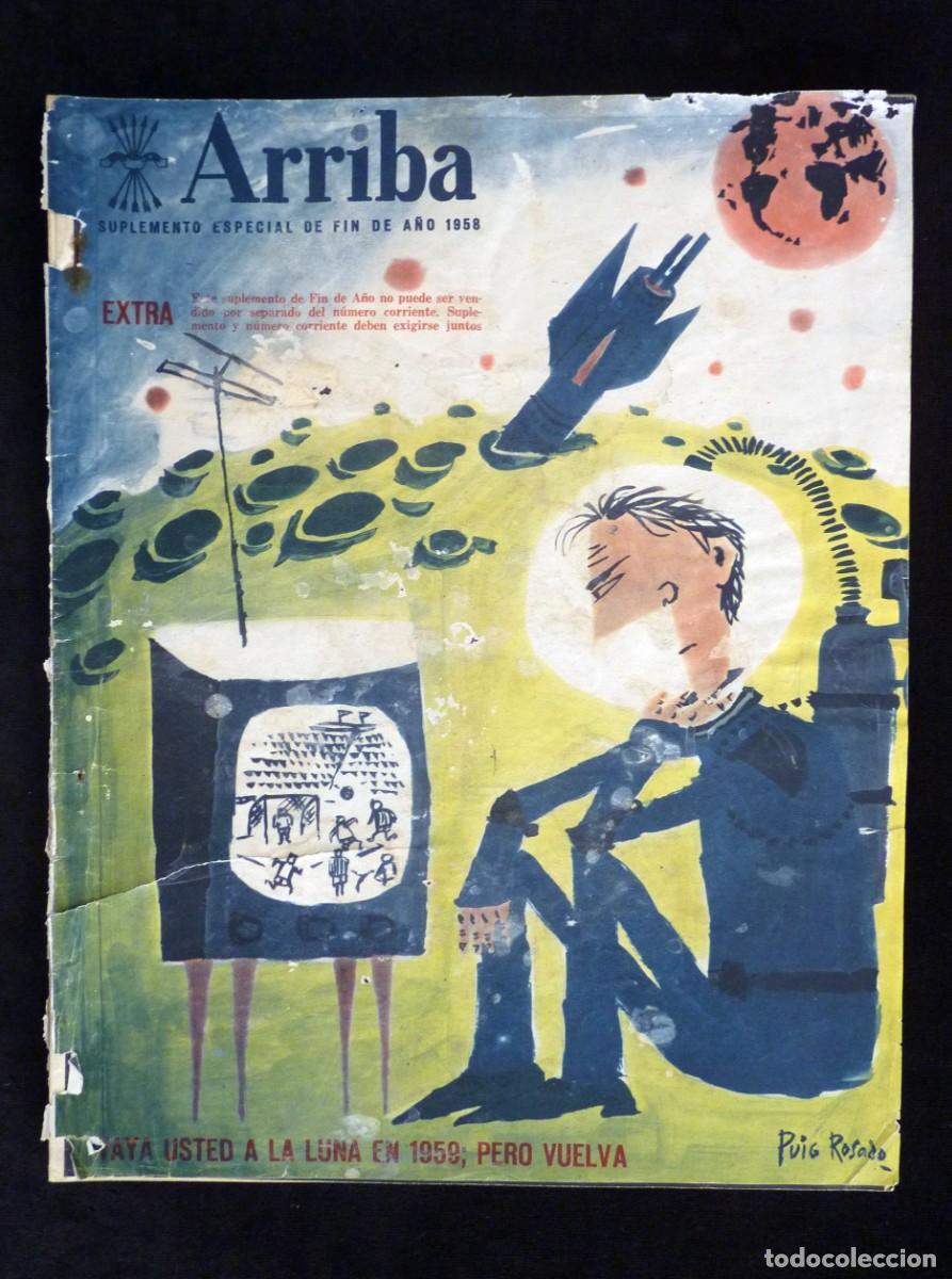Coleccionismo de revistas y peri&oacute;dicos: DIARIO ARRIBA. SUPLEMENTO ESPECIAL FIN DE A&Ntilde;O 1958