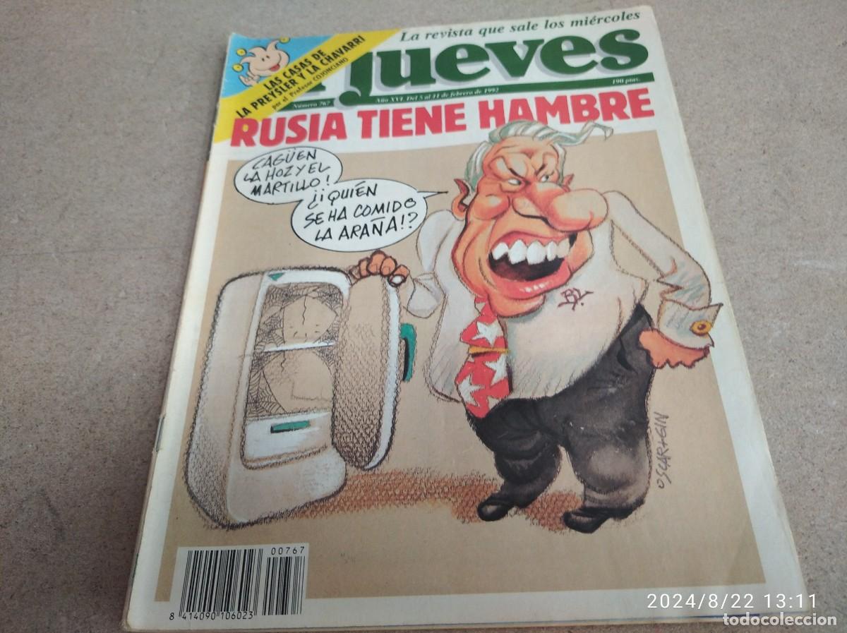 Coleccionismo de Revistas y Peri&oacute;dicos: REVISTA JUEVES N&ordm; 767. 1992