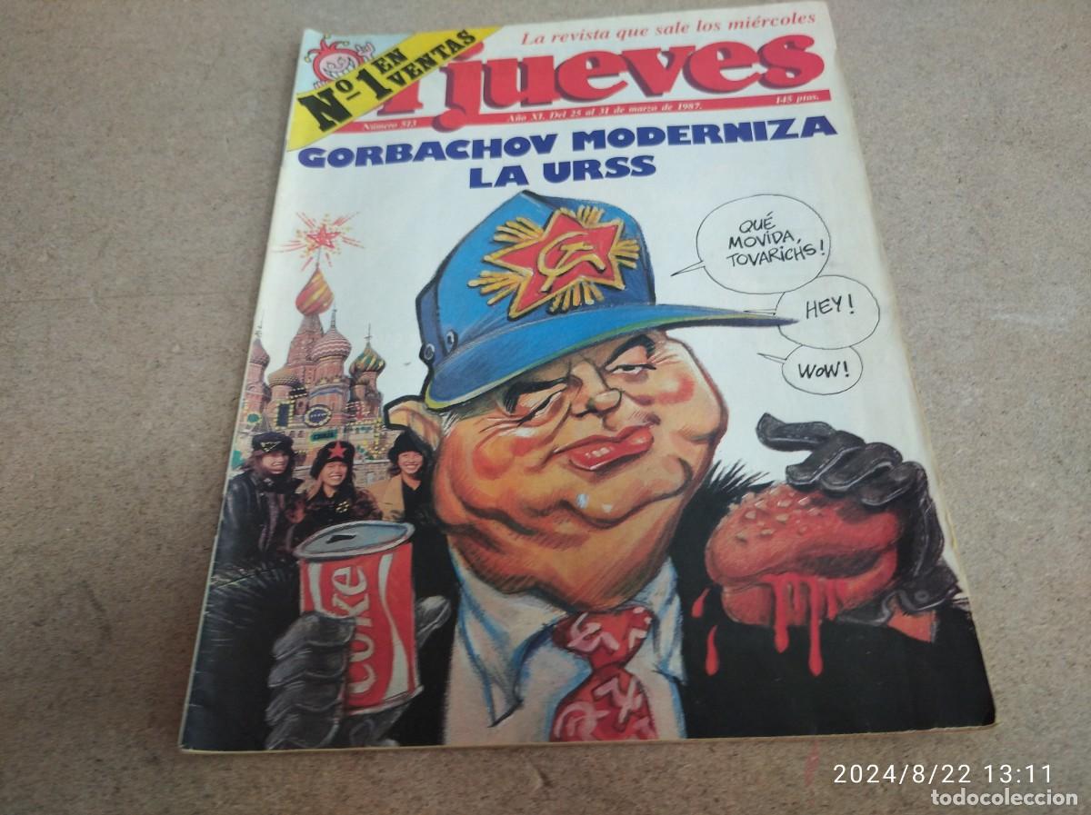 Coleccionismo de Revistas y Peri&oacute;dicos: REVISTA JUEVES N&ordm; 513. 1987