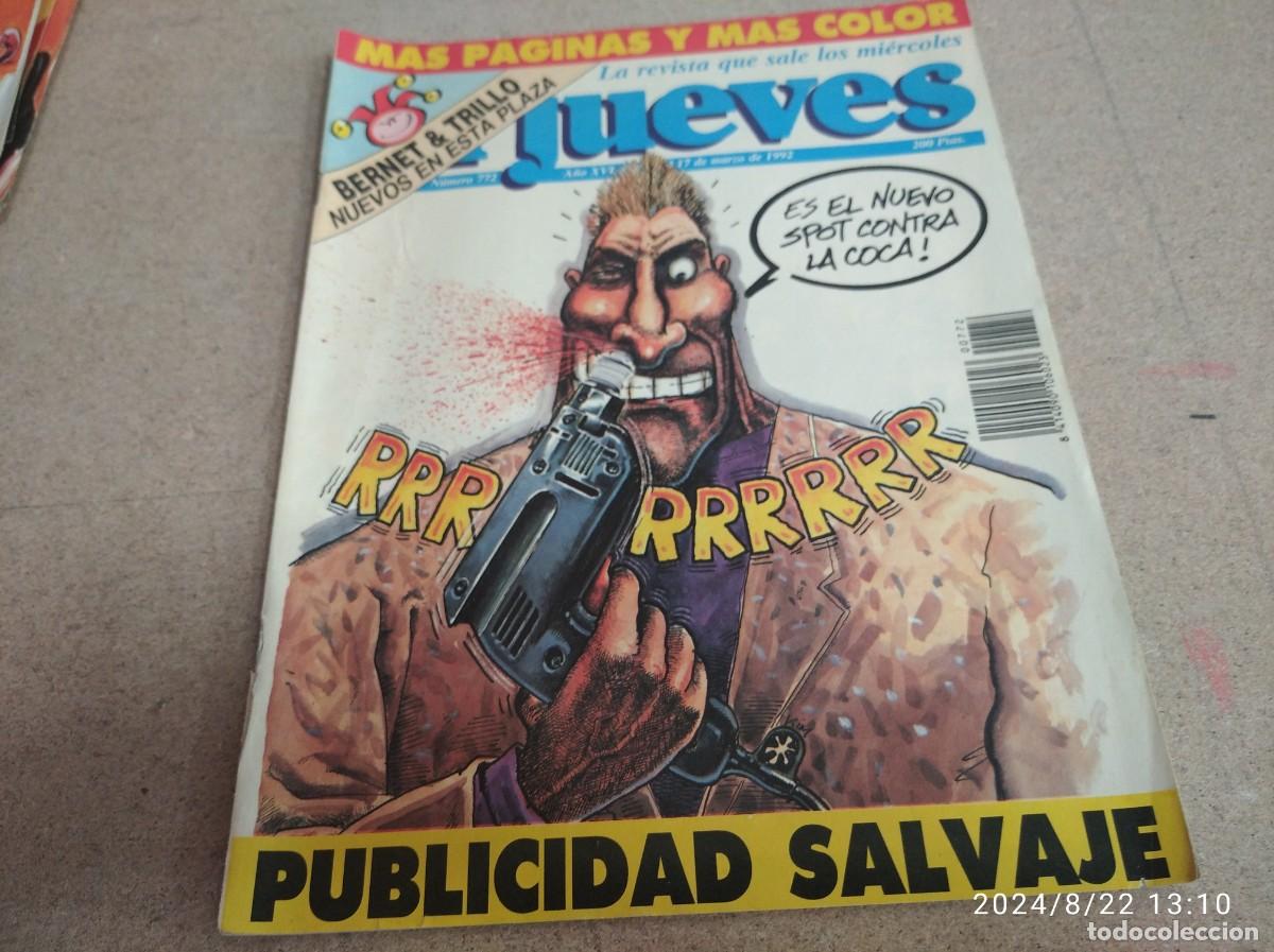 Coleccionismo de Revistas y Peri&oacute;dicos: REVISTA JUEVES N&ordm; 772. 1992