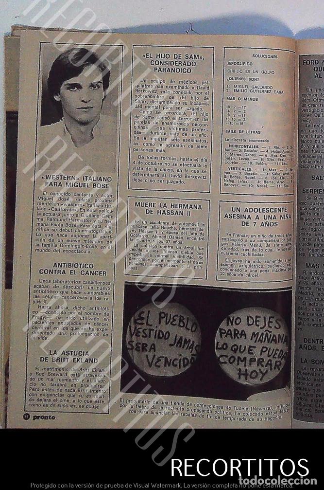 Coleccionismo de Revistas y Peri&oacute;dicos: MIGUEL BOSE 1977 WESTERN