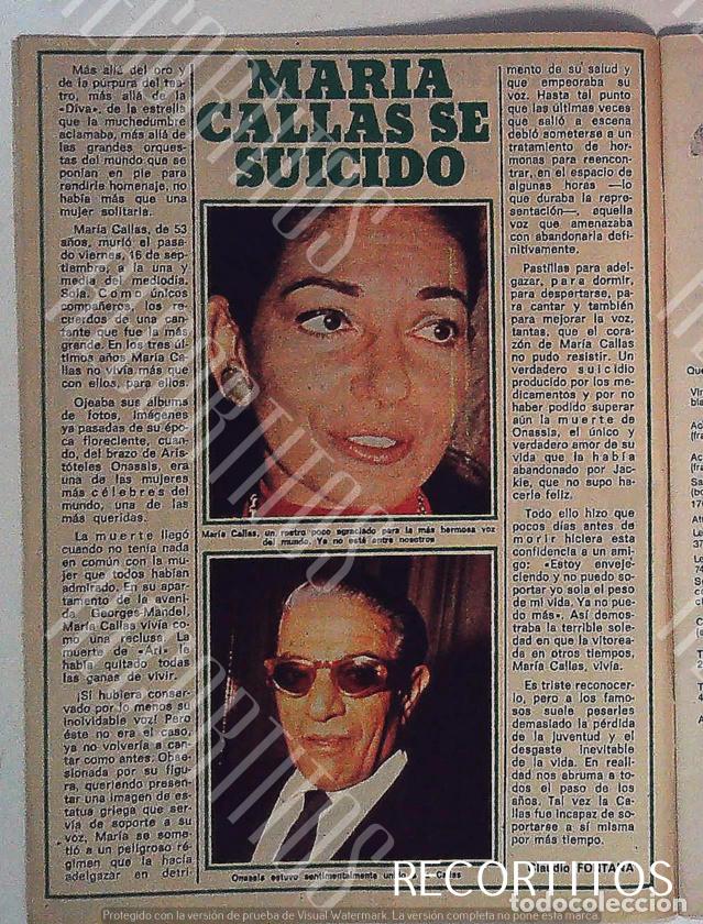 Collection Magazines and Newspapers: MARIA CALLAS CALAS ONASSIS