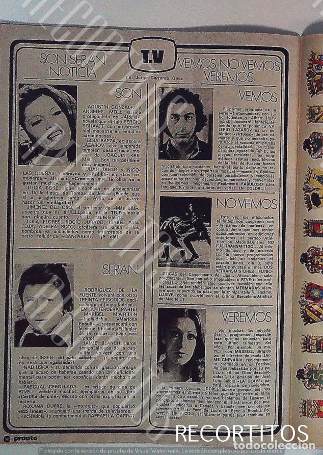 Coleccionismo de Revistas y Peri&oacute;dicos: VALERIO LAZAROV MASSIEL ELSA BAEZA