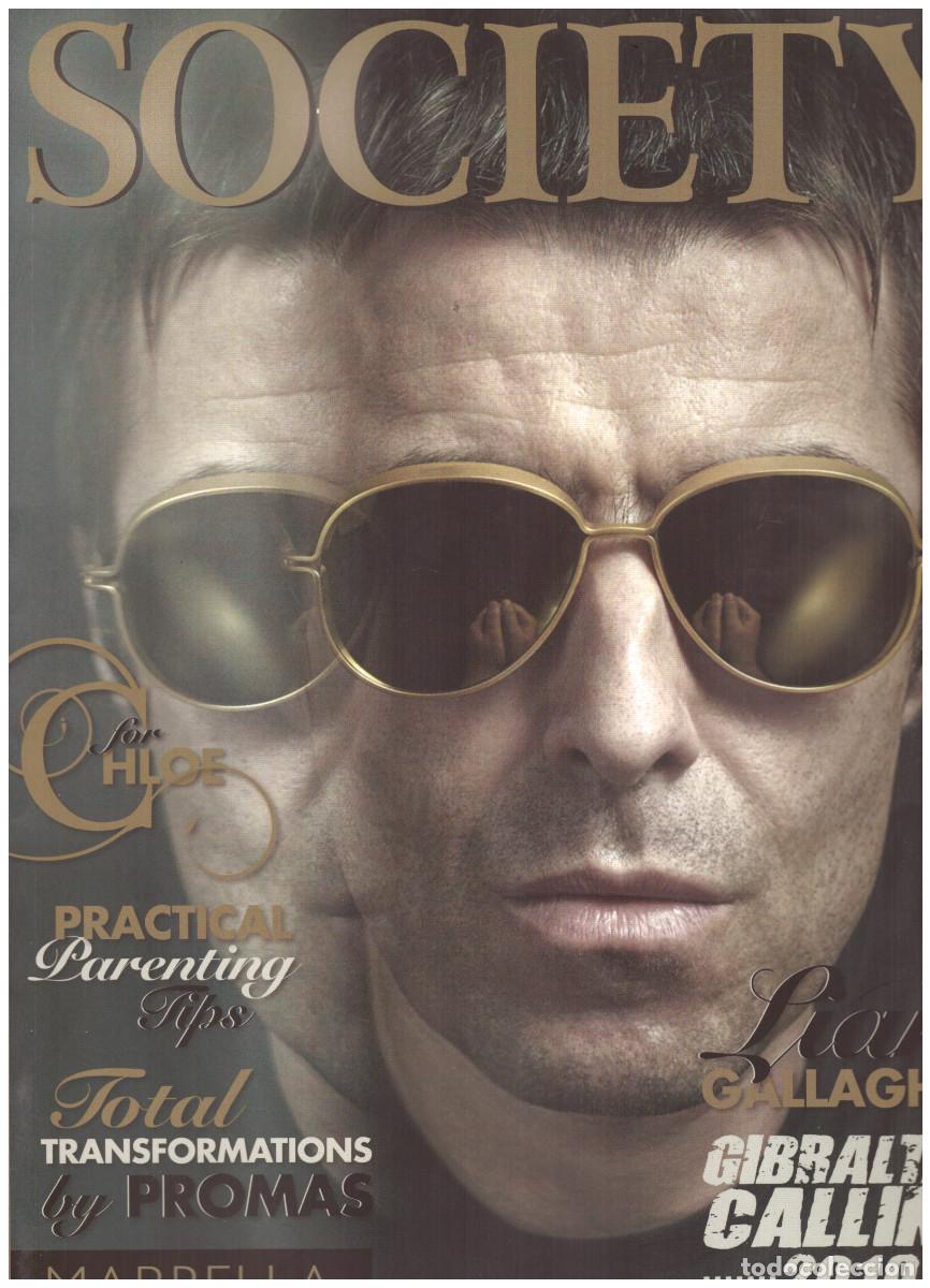 Coleccionismo de Revistas y Peri&oacute;dicos: REVISTA SOCIETY: LIAM GALLAGHER / ELVIS PRESLEY