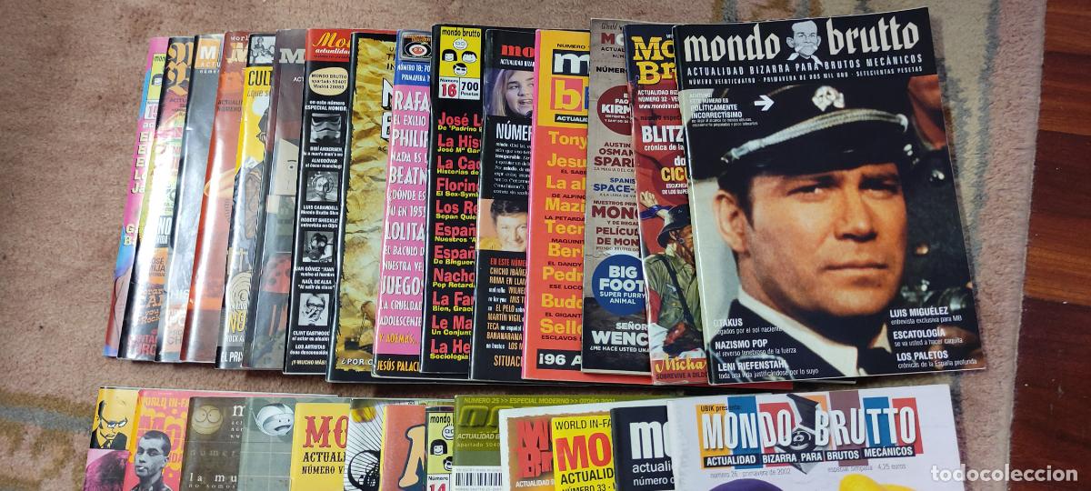 Coleccionismo de Revistas y Peri&oacute;dicos: LOTE 28 NUMEROS MONDO BRUTTO