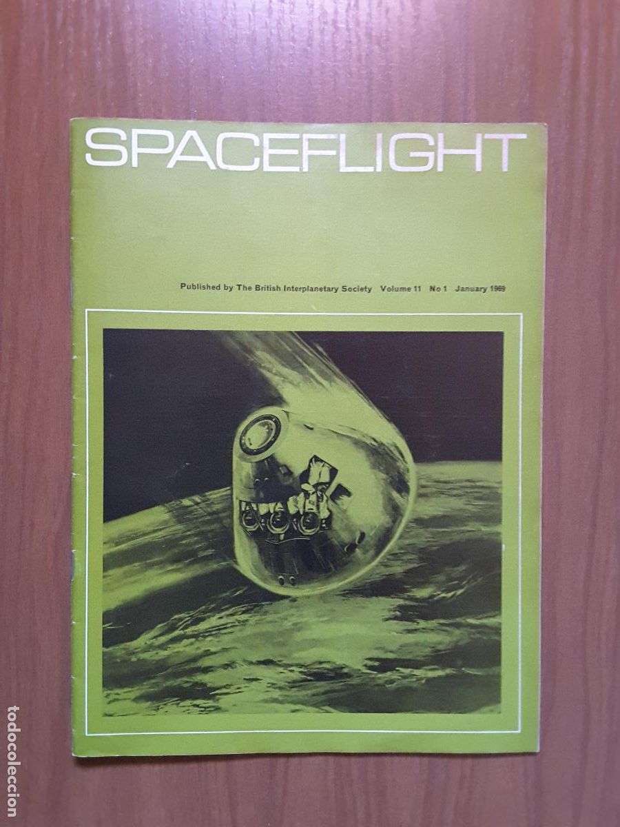 Coleccionismo de revistas y peri&oacute;dicos: Spaceflight Vol. 11 No 1. Revista exploraci&oacute;n del espacio en ingl&eacute;s.