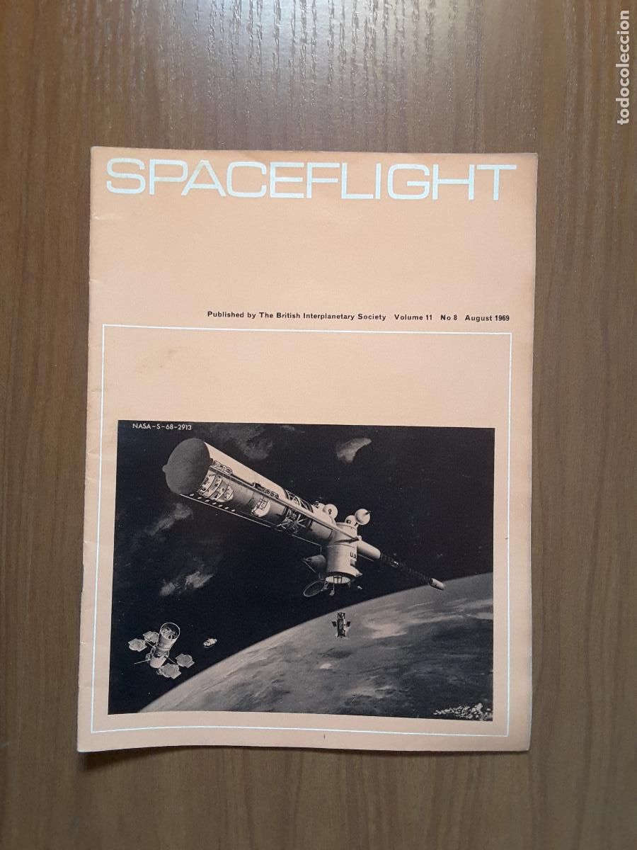 Coleccionismo de revistas y peri&oacute;dicos: Spaceflight Vol. 11 No 8. Revista exploraci&oacute;n del espacio en ingl&eacute;s.