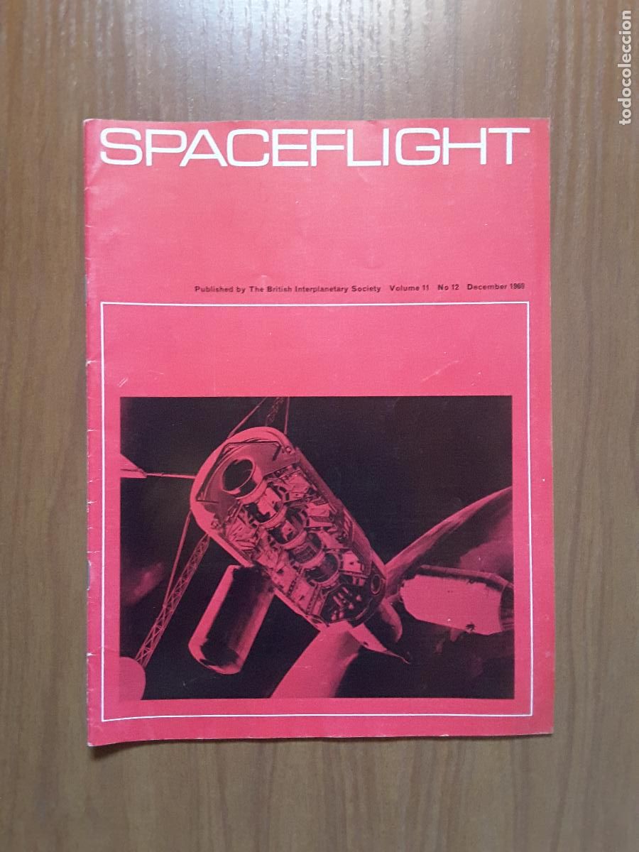 Colecionismo de Revistas e Jornais: Spaceflight Vol. 11 No 12. Revista exploraci&oacute;n del espacio en ingl&eacute;s.