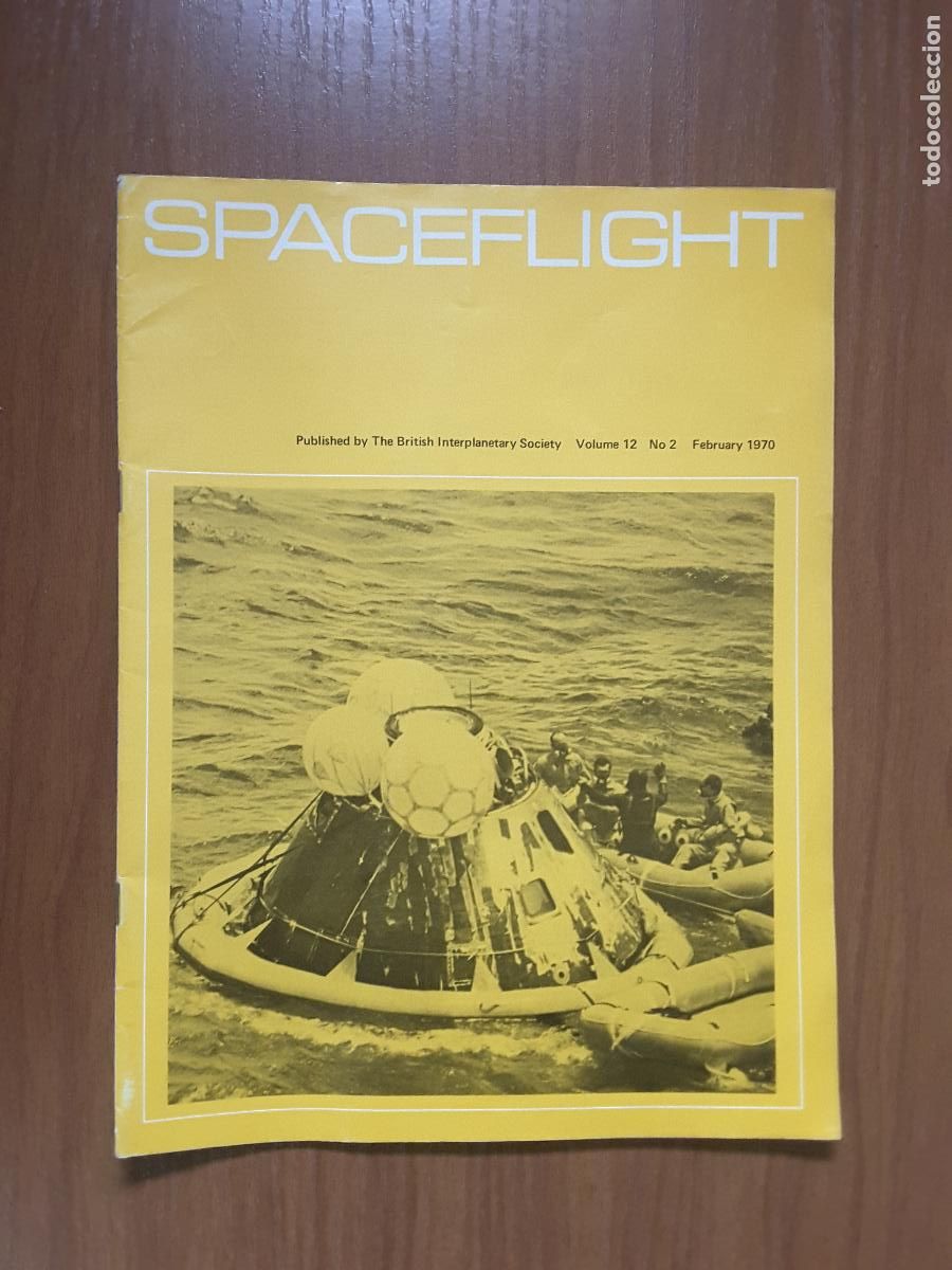 Coleccionismo de revistas y peri&oacute;dicos: Spaceflight Vol. 12 No 2. Revista exploraci&oacute;n del espacio en ingl&eacute;s.