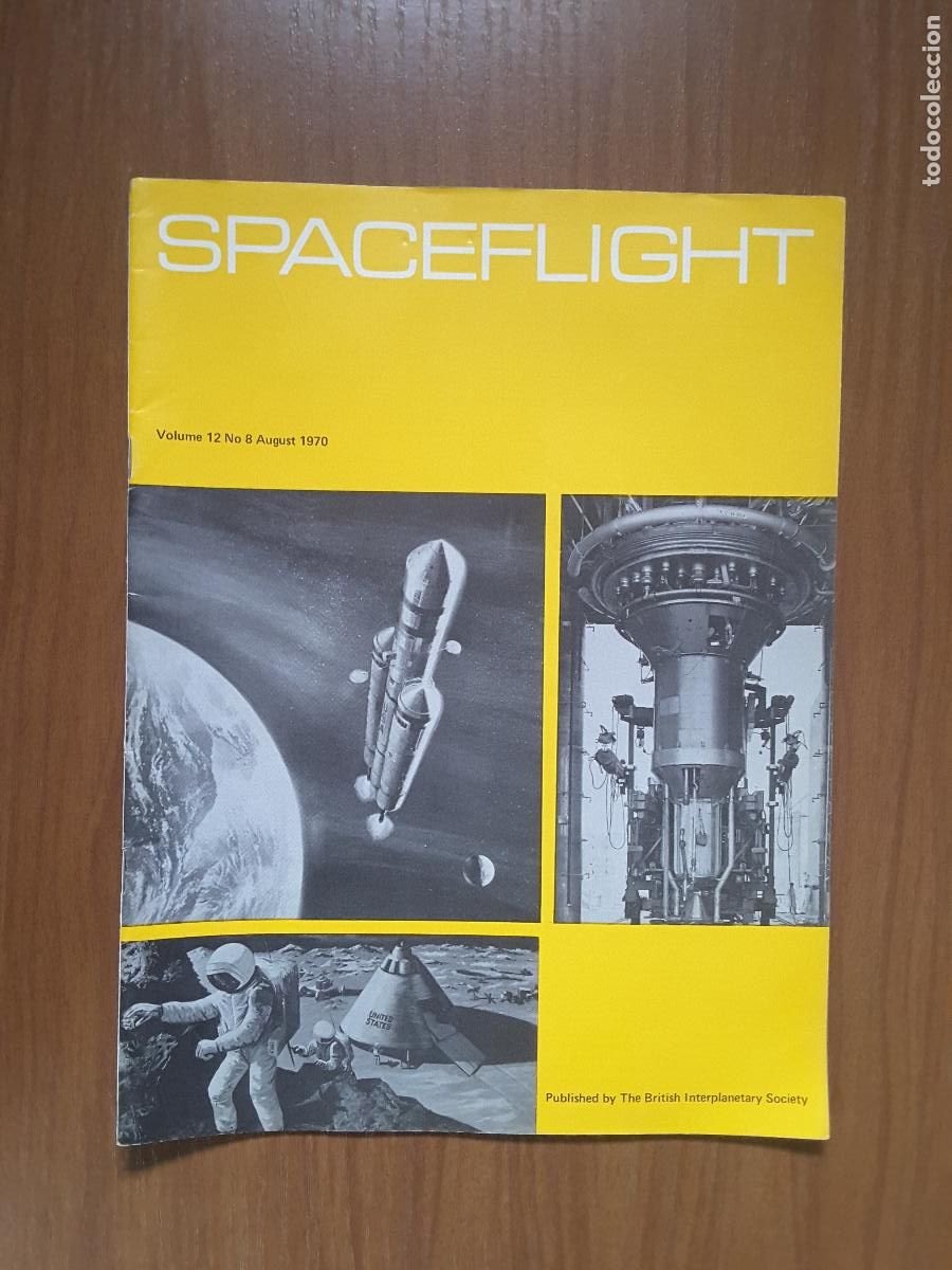 Coleccionismo de revistas y peri&oacute;dicos: Spaceflight Vol. 12 No 8. Revista exploraci&oacute;n del espacio en ingl&eacute;s.