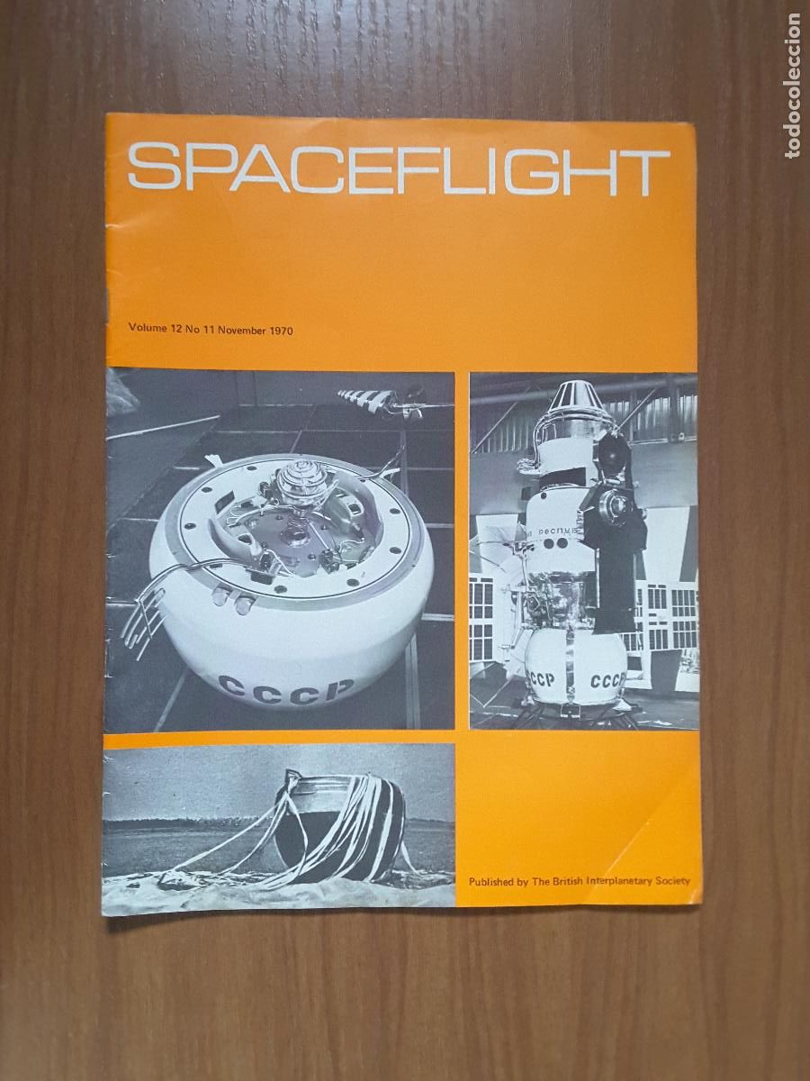 Colecionismo de Revistas e Jornais: Spaceflight Vol. 12 No 11. Revista exploraci&oacute;n del espacio en ingl&eacute;s.