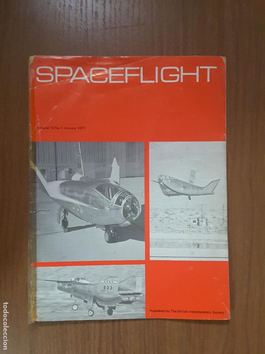Coleccionismo de revistas y peri&oacute;dicos: Spaceflight Vol. 13 No 1. Revista exploraci&oacute;n del espacio en ingl&eacute;s.
