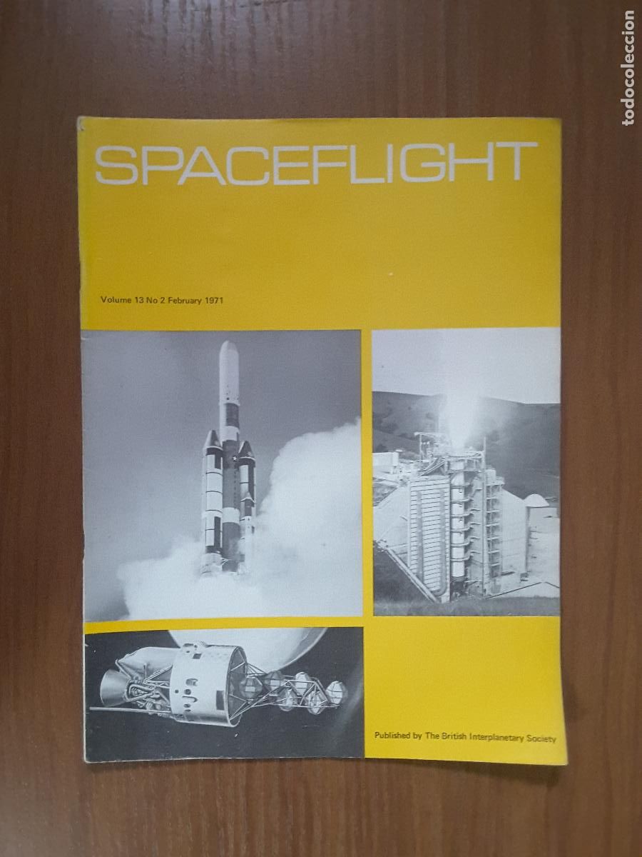 Coleccionismo de revistas y peri&oacute;dicos: Spaceflight Vol. 13 No 2. Revista exploraci&oacute;n del espacio en ingl&eacute;s.