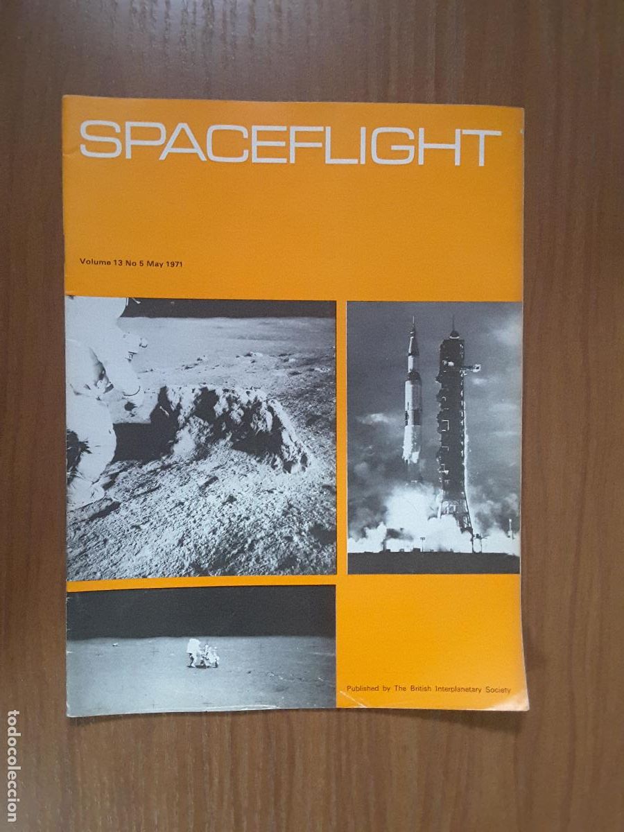 Colecionismo de Revistas e Jornais: Spaceflight Vol. 13 No 5. Revista exploraci&oacute;n del espacio en ingl&eacute;s.