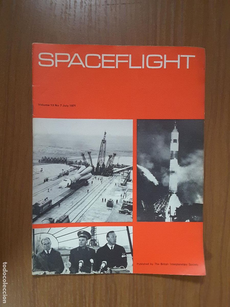 Coleccionismo de revistas y peri&oacute;dicos: Spaceflight Vol. 13 No 7. Revista exploraci&oacute;n del espacio en ingl&eacute;s.