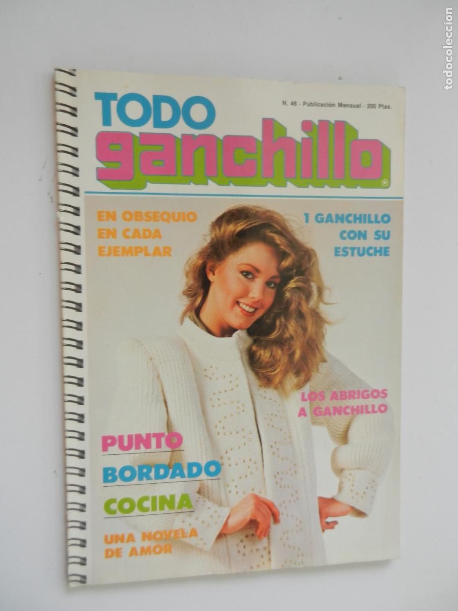 Coleccionismo de Revistas y Peri&oacute;dicos: TODO GANCHILLO - N&ordm; 46 - PUNTO -BORDADO - COCINA - LOS ABRIGOS A GANCHILLO