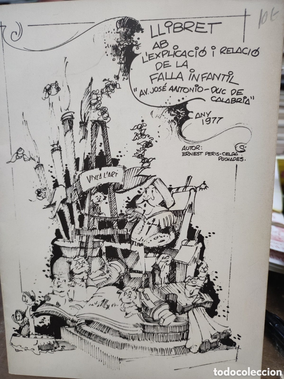 Collectionnisme de Revues et Journaux: Llibret falla infantil Av. Jose Antonio/duc de calabria- a&ntilde;o 1977