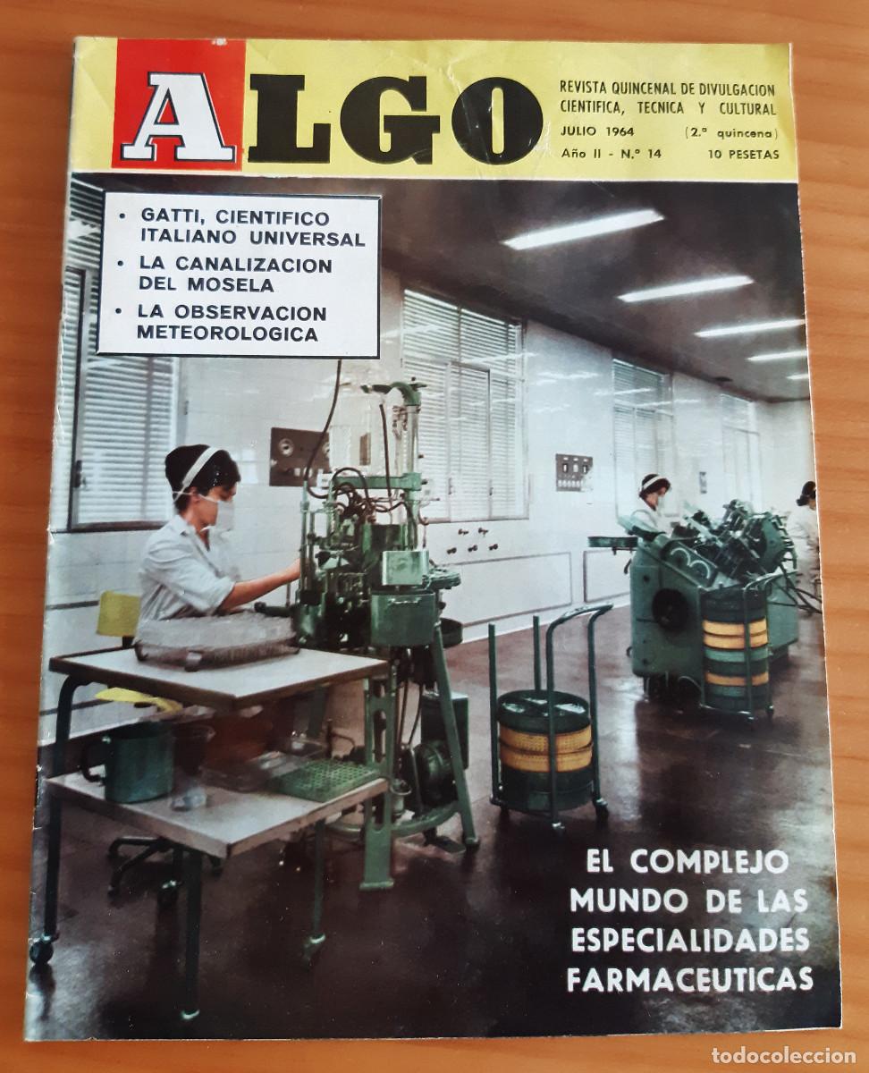 Coleccionismo de revistas y peri&oacute;dicos: ALGO - A&Ntilde;O II - N&ordm; 14 - JULIO 1964 - EDITADA POR HYMSA - P&Aacute;GINAS 471 A 502 - MUY BUEN ESTADO