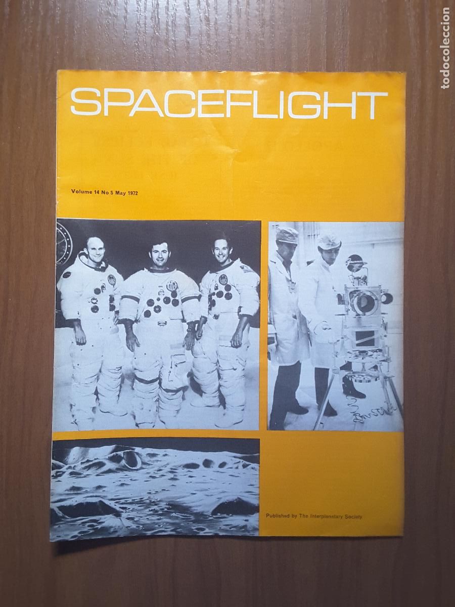Colecionismo de Revistas e Jornais: Spaceflight Vol. 14 No 5. Revista exploraci&oacute;n del espacio en ingl&eacute;s.