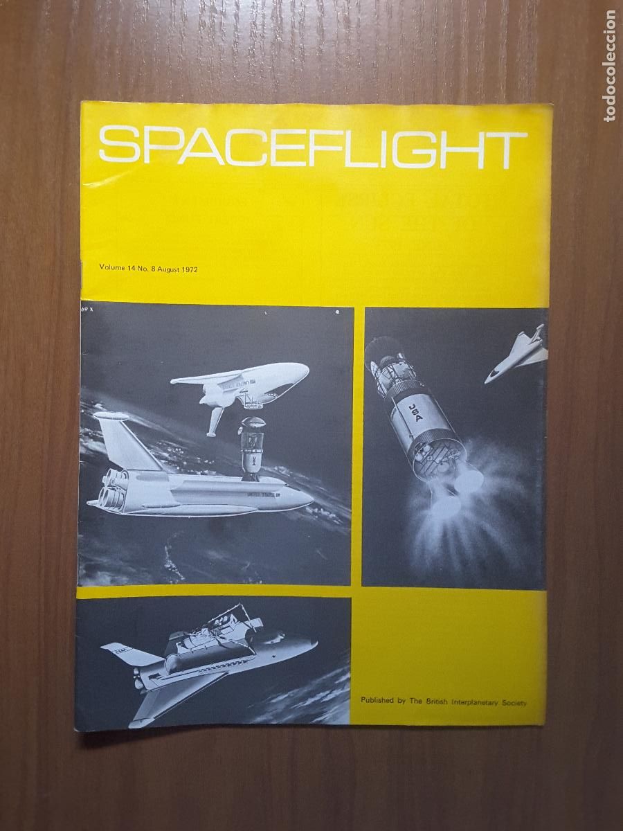 Coleccionismo de revistas y peri&oacute;dicos: Spaceflight Vol. 14 No 8. Revista exploraci&oacute;n del espacio en ingl&eacute;s.