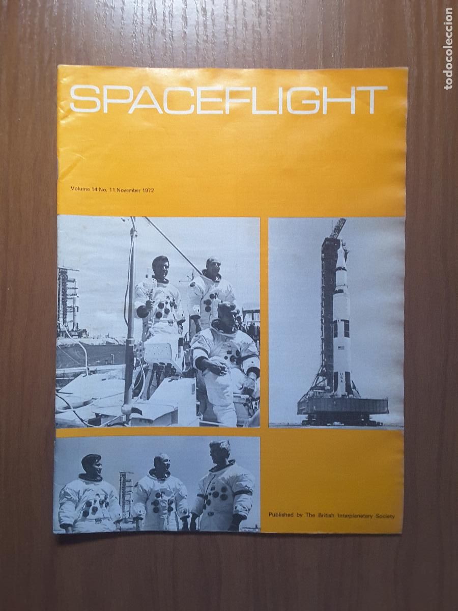 Colecionismo de Revistas e Jornais: Spaceflight Vol. 14 No 11. Revista exploraci&oacute;n del espacio en ingl&eacute;s.