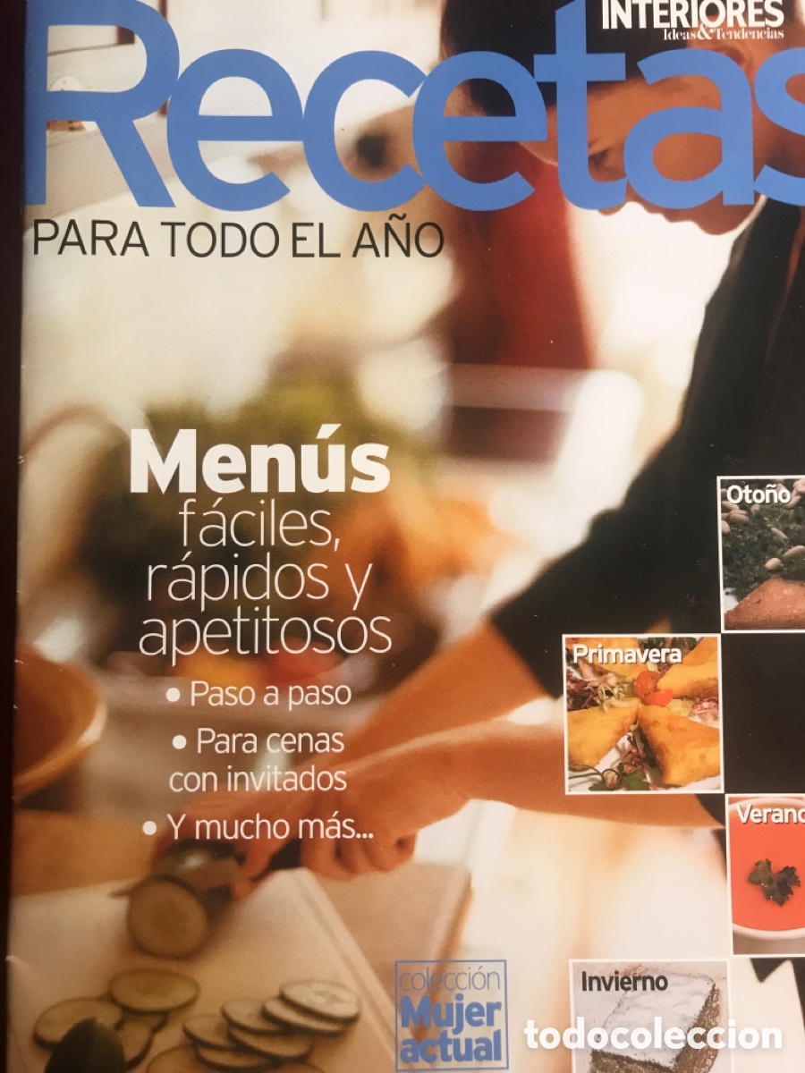 Coleccionismo de Revistas y Peri&oacute;dicos: Revista Interiores recetas para todo el a&ntilde;o
