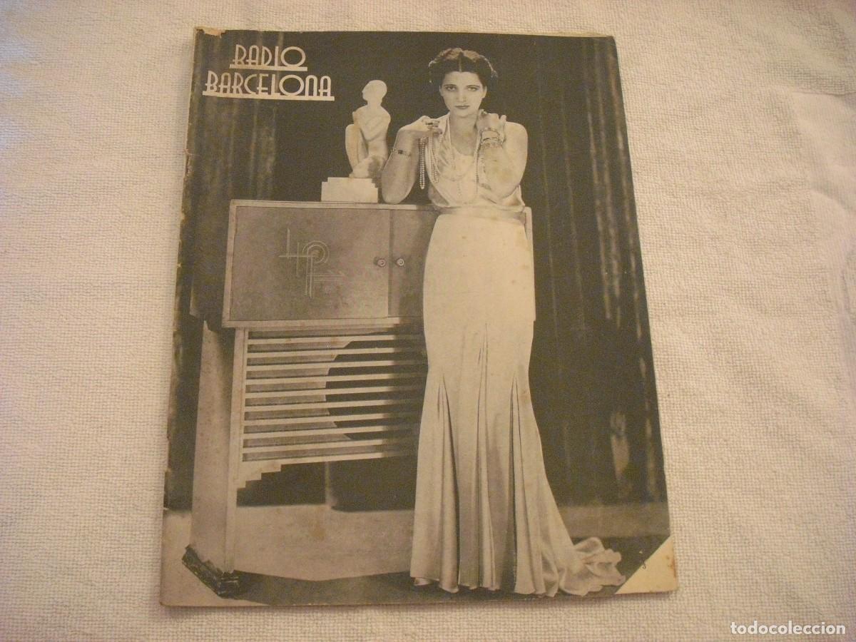 Collezionismo di Riviste e Giornali: REVISTA RADIO BARCELONA N. 579 , SETEMBRE 1935 . EN PORTADA KAY FRANCIS. EN CATALAN