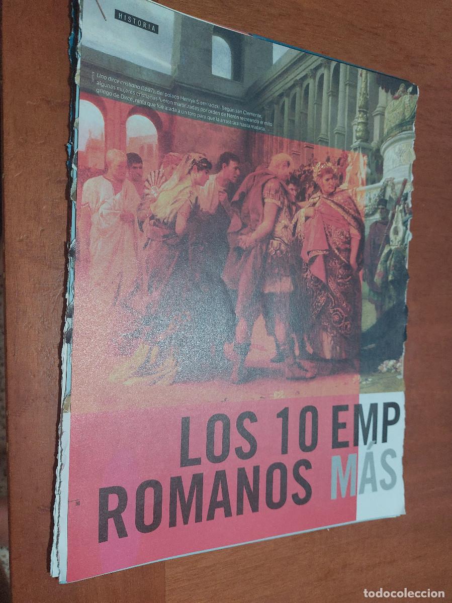 Colecionismo de Revistas e Jornais: LOS 10 EMPERADORES ROMANOS M&Aacute;S DEPRADADOS 4 P&Aacute;GINAS GRAPA. ART&Iacute;CULO EXTRAIDO DE REVISTA. BUEN ESTADO