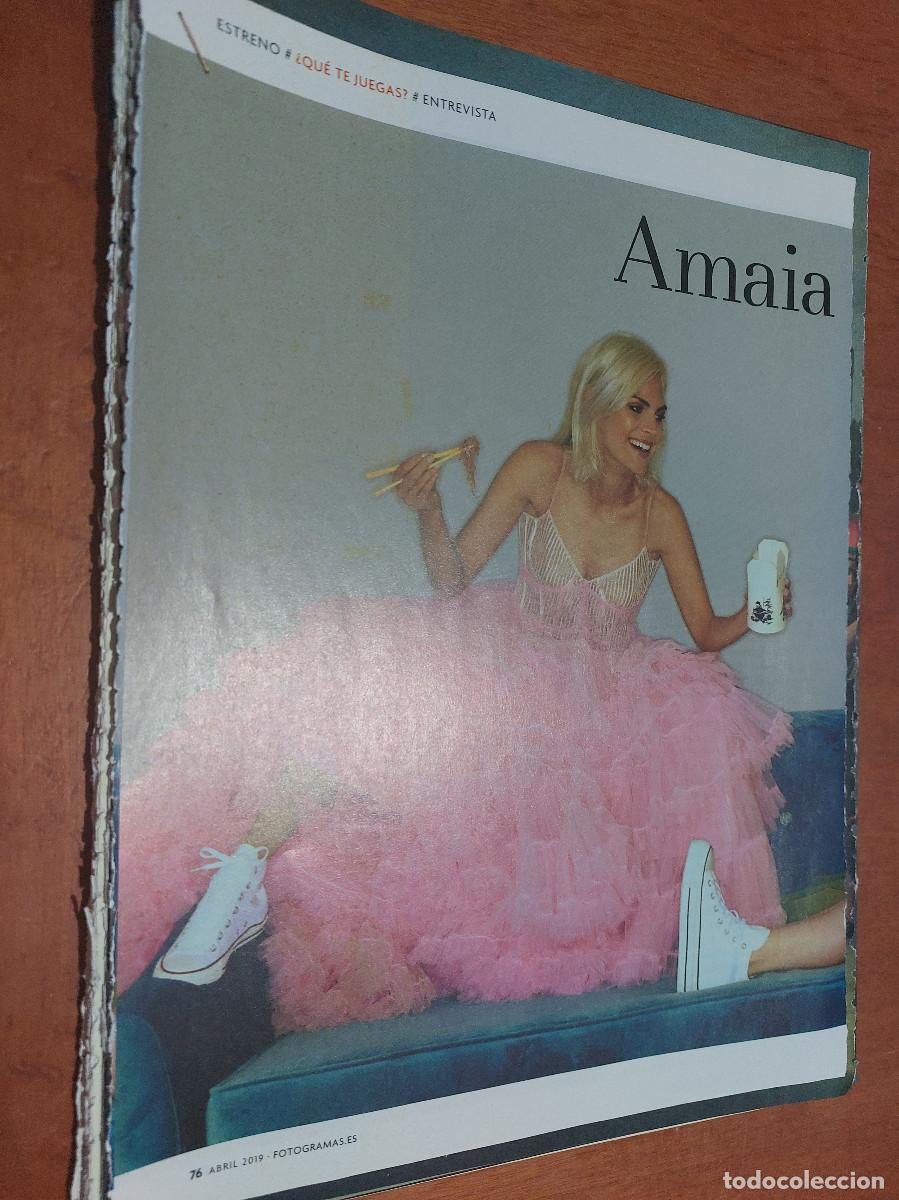 Colecionismo de Revistas e Jornais: AMAIA SALAMANCA. LETICIA DOLERA. 4 P&Aacute;GINAS GRAPA. ART&Iacute;CULO EXTRAIDO DE REVISTA. BUEN ESTADO