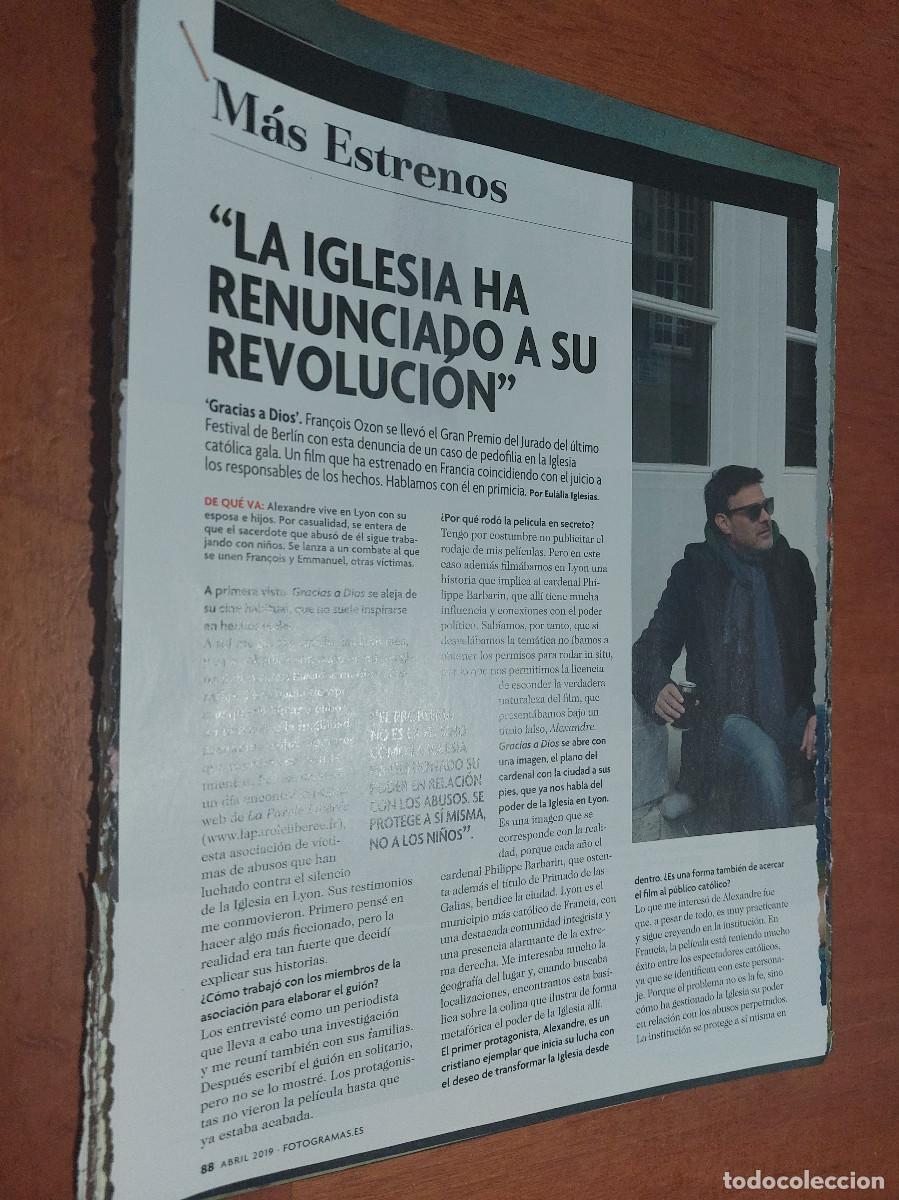 Collezionismo di Riviste e Giornali: GRACIAS A DIOS. PEL&Iacute;CULA. 2 P&Aacute;GINAS GRAPA. ART&Iacute;CULO EXTRAIDO DE REVISTA. BUEN ESTADO