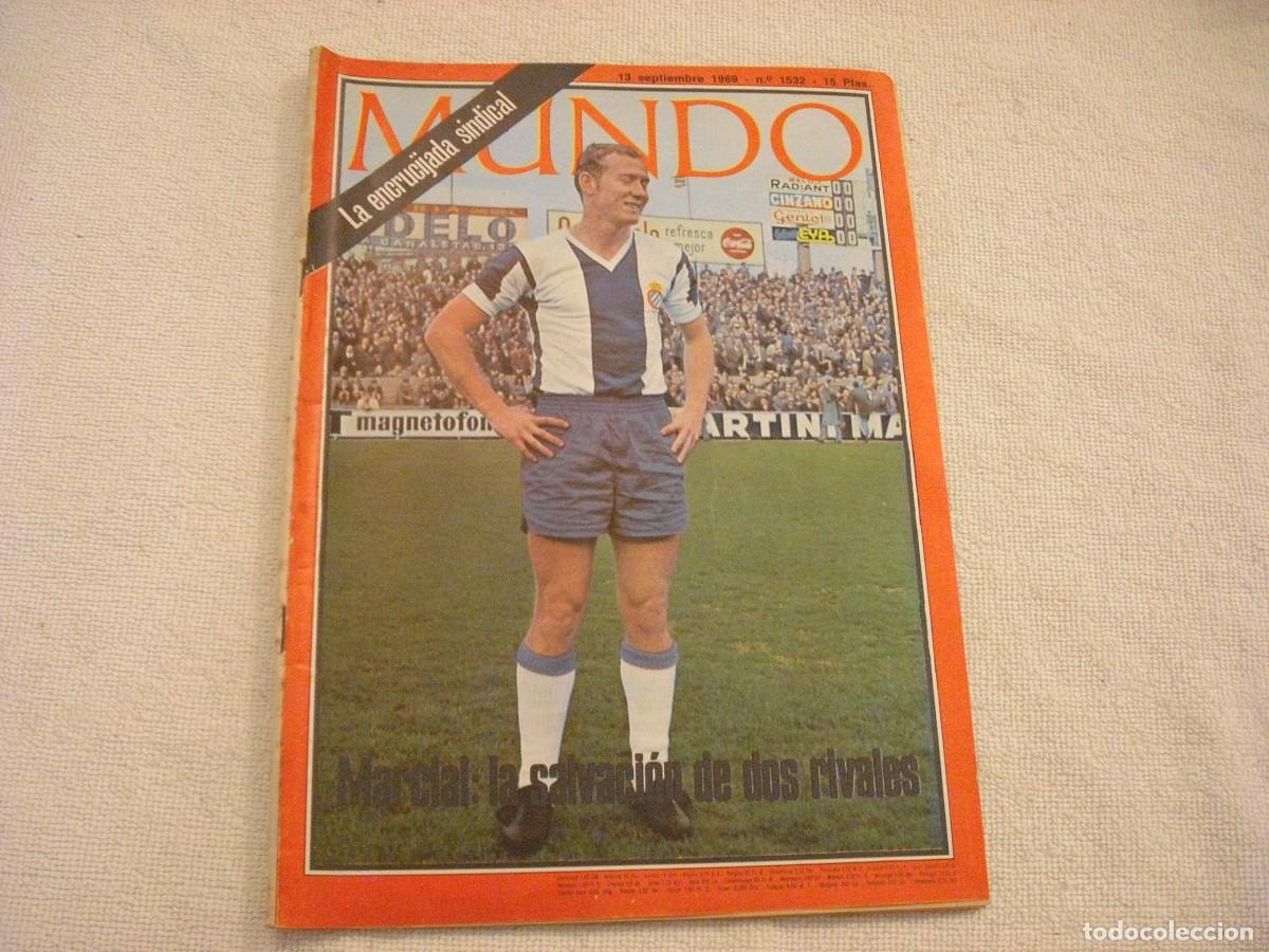 Collection Magazines and Newspapers: MUNDO N. 1532 . MARCIAL, LA SALVACION DE 2 RIVALES, septiambre 1969 ENCRUCUJADA SINDICAL