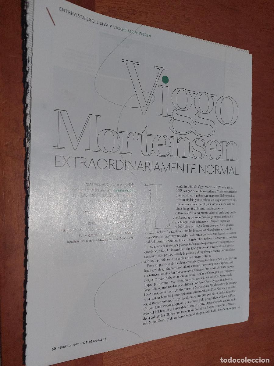 Colecionismo de Revistas e Jornais: VIGGO MORTENSEN. 4 P&Aacute;GINAS GRAPA. ART&Iacute;CULO EXTRAIDO DE REVISTA. BUEN ESTADO