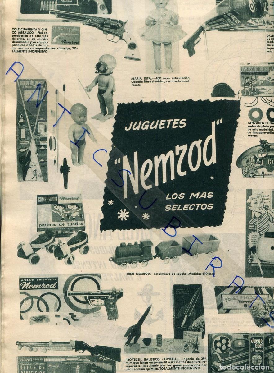 Coleccionismo de Revistas y Peri&oacute;dicos: REVISTA A&Ntilde;O 1959 JUGUETES NEMROD IGLESIA DE PONT DE SUERT CACAOLAT MU&Ntilde;ECAS IC-SA CONSTRUCTO MENORCA