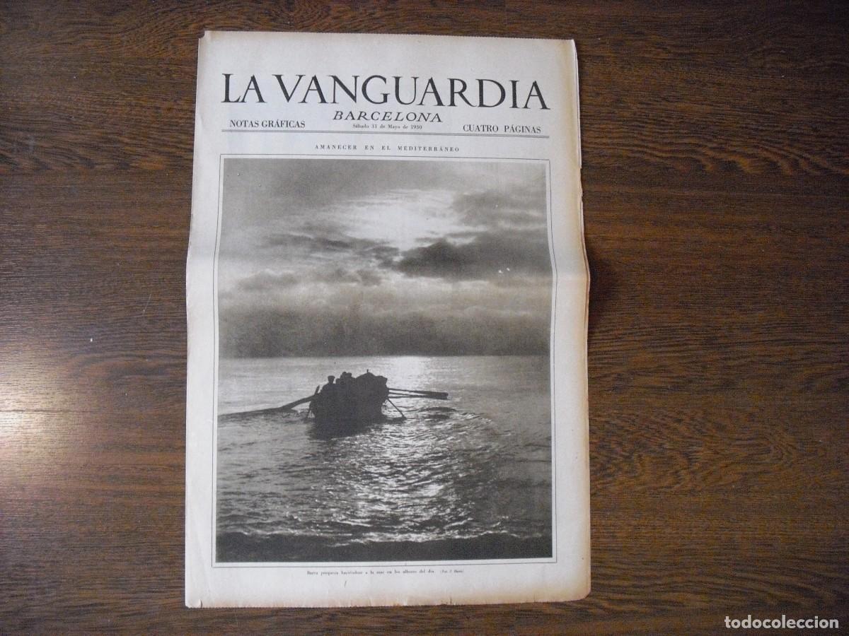 Collezionismo di Riviste e Giornali: LA VANGUARDIA, NOTAS GRAFICAS , MAYO 1930 4 PAGS. AMANECER EN EL MEDITERRANEO