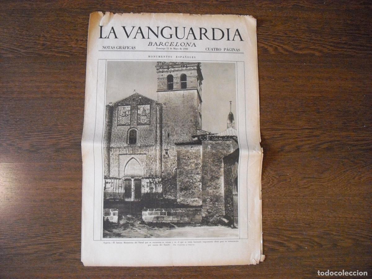 Collezionismo di Riviste e Giornali: LA VANGUARDIA, NOTAS GRAFICAS ,MAYO 1930 ,4 PAGS. MONUMENTOS ESPA&Ntilde;OLES, MONASTERIO DEL PARRAL